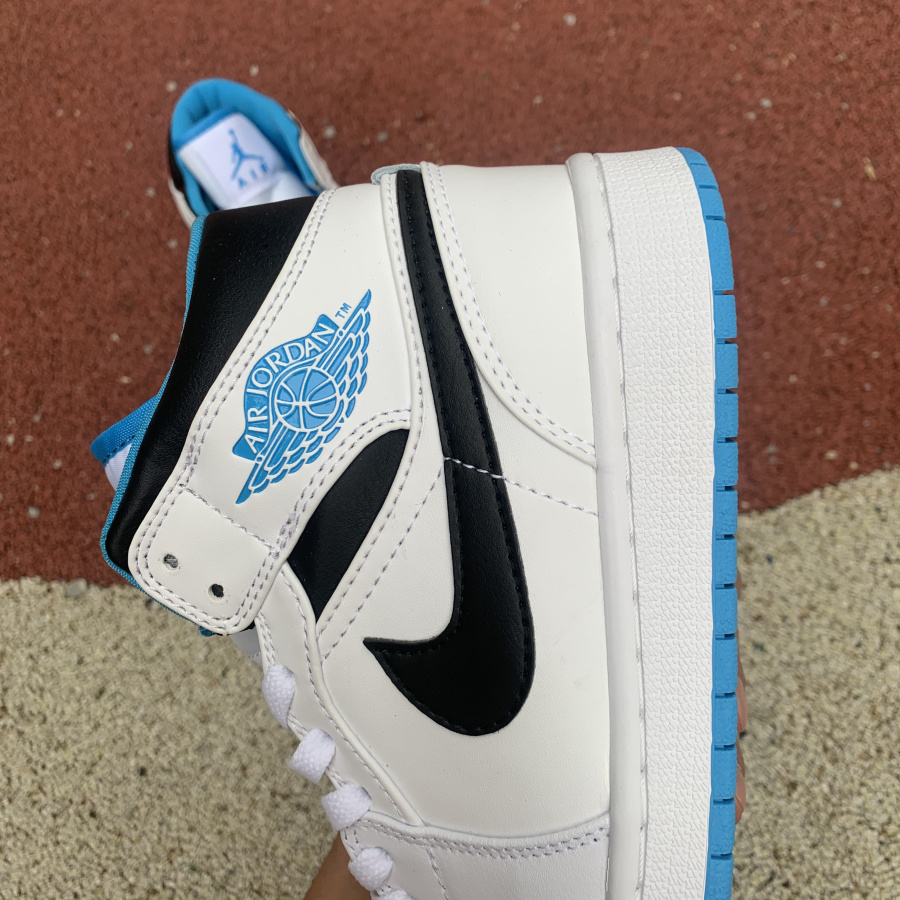 Air Jordan 1 Mid Laser Blue 554724 141 17 - www.kickbulk.cc